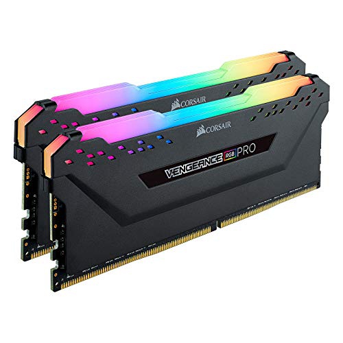 CORSAIR Vengeance RGB PRO 64GB (2x32GB) DDR4 3200 (PC4-25600) C16 Desktop  Memory–Black