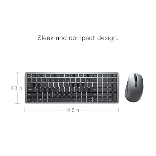 Dell Multi-Device Wireless Keyboard & Mouse Combo - KM7120W