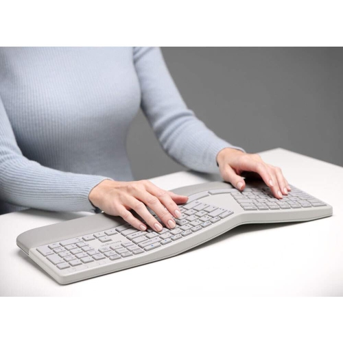 Kensington Pro Fit Ergonomic Wireless Keyboard and Mouse - Grey
