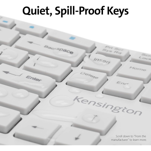 Kensington Pro Fit Ergonomic Wireless Keyboard and Mouse - Grey