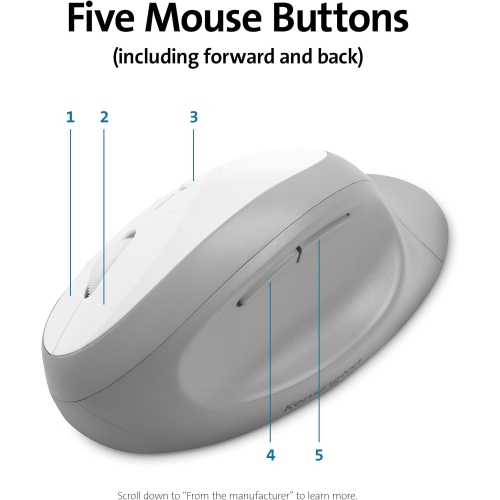 Kensington Pro Fit Ergonomic Wireless Keyboard and Mouse - Grey