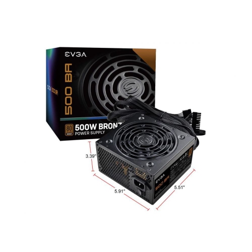 EVGA 100-BA-0500-K1 80+ BRONZE Power Supply