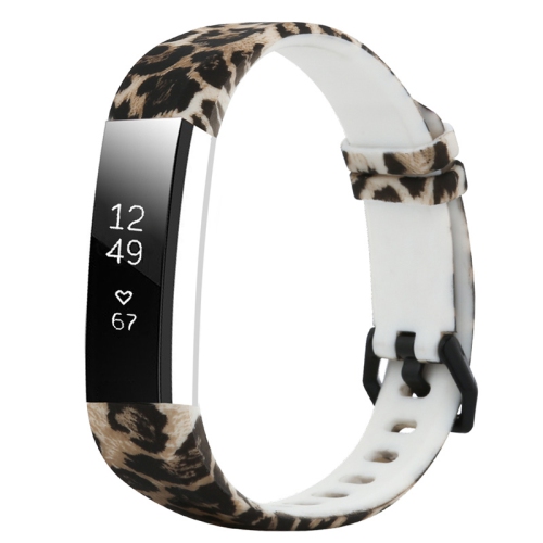 StrapsCo Print Silicone Rubber Watch Band Strap for Fitbit Alta & Alta HR - Animal Print