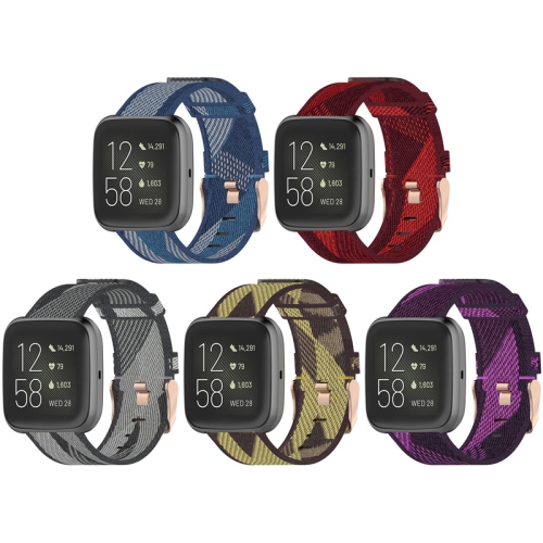 Fitbit versa purple woven on sale band