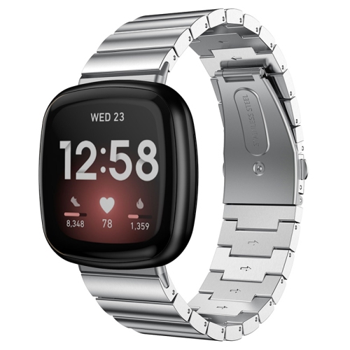 Versa 2 discount stainless steel band