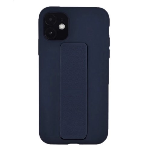 CC  Topsave Silicone Case With Magnetic Stand And Thin Strap Case for Iphone 12 Mini In Navy Blue