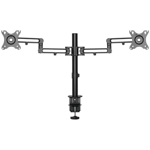 StarTech 32" Dual Arm Ergonomic Monitor Desk Mount - Black