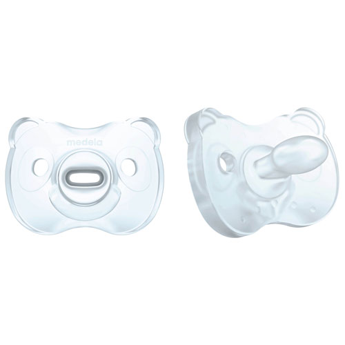 Medela Soft Silicone Pacifier - 0-6 Months - 2 Pack - Blue