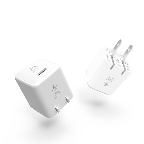 Adam Elements OMNIA X1 20W USB-C Wall Charger, White