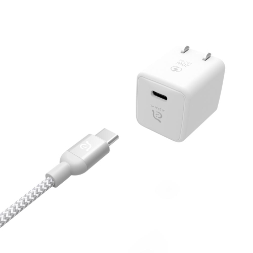Adam Elements OMNIA X1 20W USB-C Wall Charger, White