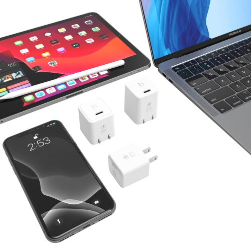 Adam Elements OMNIA X1 20W USB-C Wall Charger, White