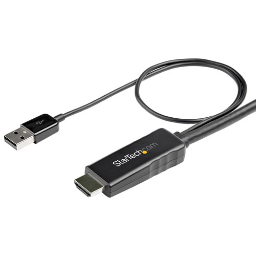 StarTech 2m 4K HDMI to DisplayPort Cable with USB Power (HD2DPMM2M)