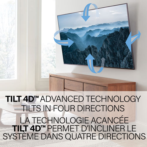 Support mural inclinable Advanced de Sanus pour téléviseur de 42 à 90 po