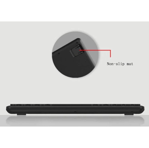 20m/66FT Ultra Slim Wireless Keyboard and Mouse combo kit, Bluetooth IK6620 2.4ghz Multimedia Keyboard and mice bundle Set Wireless Round Cap Button