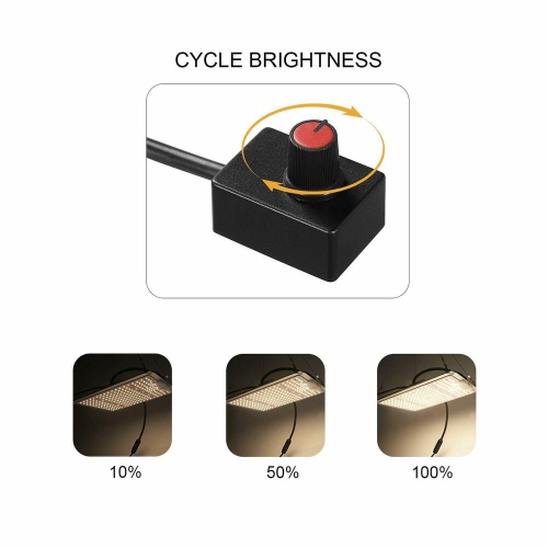 218 LED Grow Light，Full Spectrum 3000K 5000K 660nm 760nm IR Plant Grow Lamp for Indoor Plants Seeding Veg and Bloom