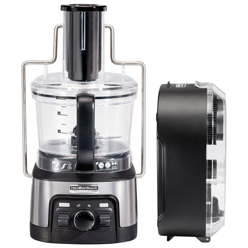 Robot de cuisine coupe en spirales 12 tasses et 450W Stack & Snap Hamilton Beach Professional - Inox