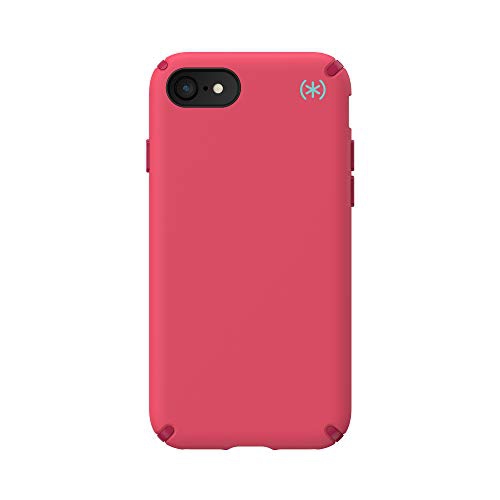Speck Products Presidio2 PRO Case, Compatible with iPhone SE/iPhone 8/iPhone 7, Goji Berry Pink/Silk Scarf Red/Zeal ...