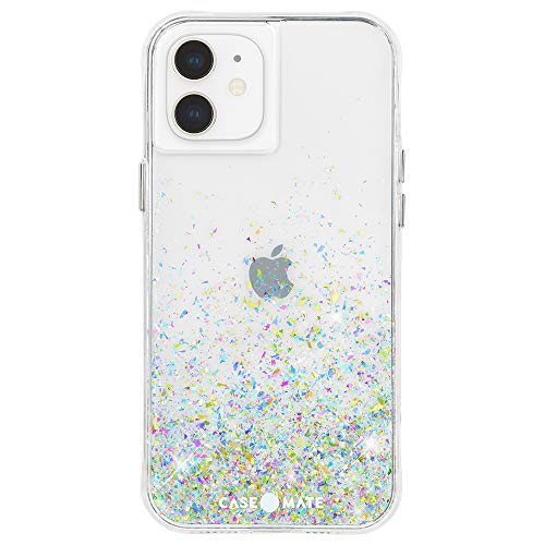 Case-Mate - Twinkle Ombre - Case for iPhone 12 Mini (5G) - 10 ft Drop Protection - 5.4 Inch -Confetti (CM043664-00)