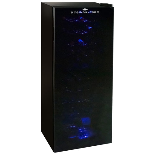 Koolatron 50 Bottle Freestanding Dual Temperature Zone Wine Cellar Wc50 Black Best Buy Canada