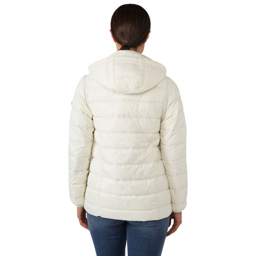 Modern Eternity Lola Lightweight Down Filled Maternity Jacket - X-Small - Eggshell