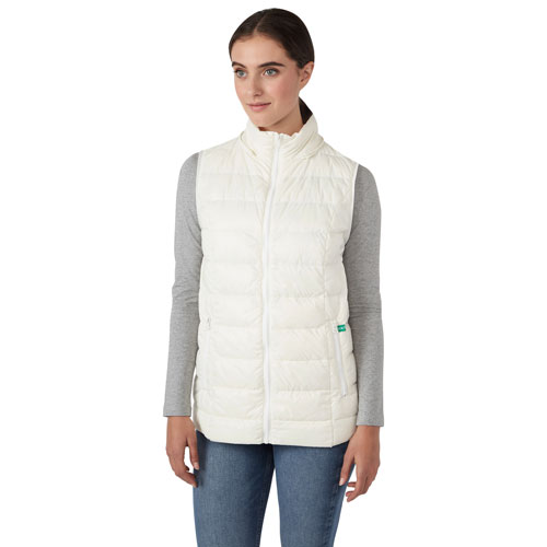Modern Eternity Lola Lightweight Down Filled Maternity Jacket - X-Small - Eggshell