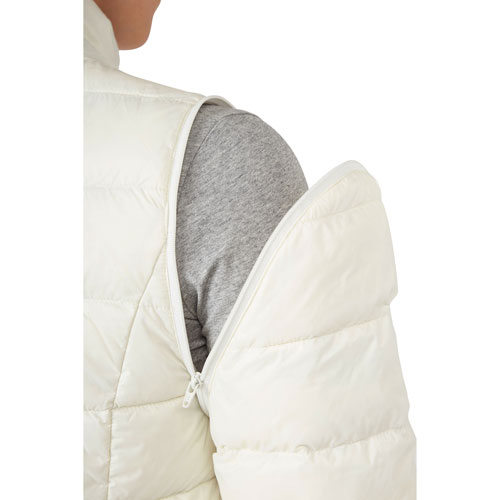 Modern Eternity Lola Lightweight Down Filled Maternity Jacket - Large - Eggshell