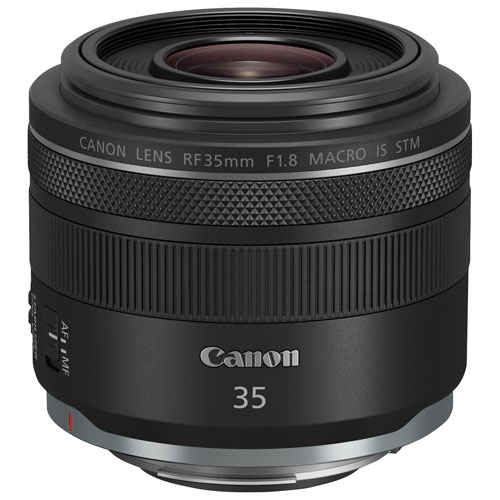 Canon RF 35mm f/1.8 Macro IS STM Lens - Black - Open Box