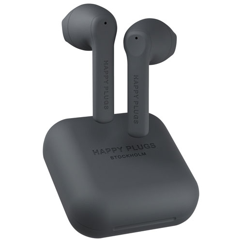 Happy Plugs Air 1 Go In-Ear Truly Wireless Headphones - Black - Open Box