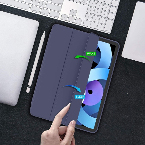 [CS] Étui magnétique mince Smart Cover avec support à crayons pour iPad Pro de 11 po de 1st 2nd 3rd 4th génération, bleu marine