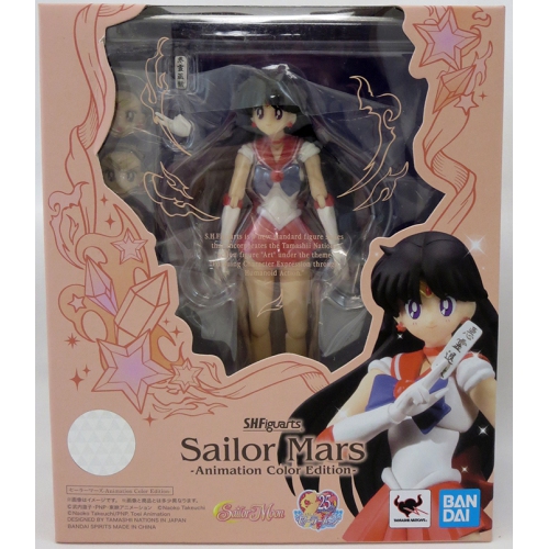 SAILOR MOON  Pretty Guardian 6 Inch Action Figure S.h. Figuarts - Sailor Mars Animation Color Edition