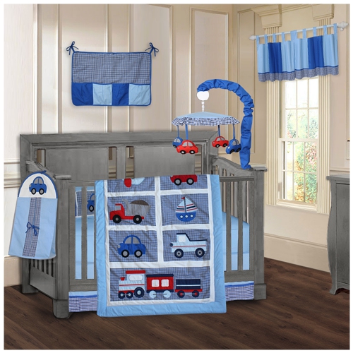 Boys transport outlet bedding