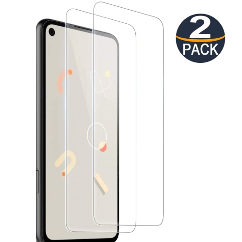 【2 Packs】 CSmart Premium Tempered Glass Screen Protector for Google Pixel 4a 5G, 6.2" 2020, Case Friendly & Bubble Free