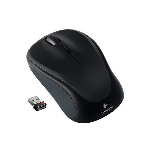 Logitech M317 Wireless Optical Mouse with Unifying Receiver - Black