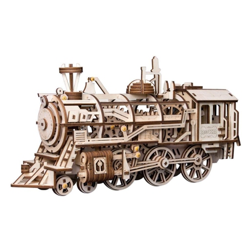 ROKR LK701 Mechanical Wooden Train Kit Best Buy Canada