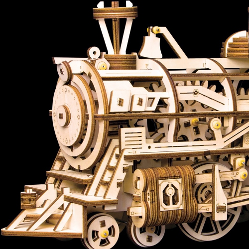 DIY 3D Moving Gears Puzzle - Locomotive - 349pcs
