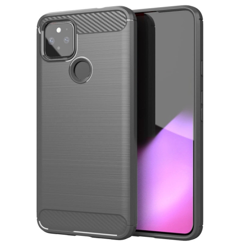 PANDACO Grey Brushed Metal Case for Google Pixel 4a 5G