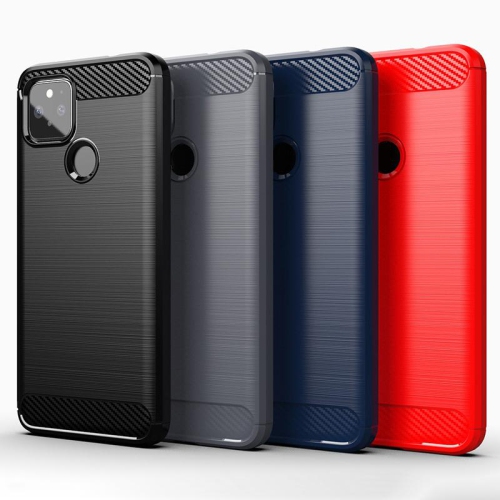 PANDACO Black Brushed Metal Case for Google Pixel 4a 5G