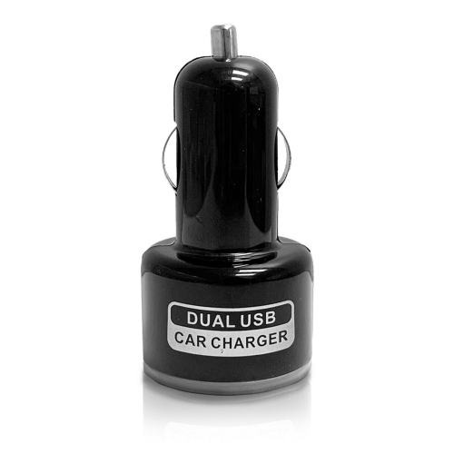 Chargeur double USB universel pour l’auto à DEL Blue Halo Light pour Apple, Samsung, Google, téléphones mobiles, tablettes,GPS, appareils photo