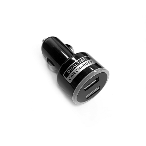 Chargeur double USB universel pour l’auto à DEL Blue Halo Light pour Apple, Samsung, Google, téléphones mobiles, tablettes,GPS, appareils photo