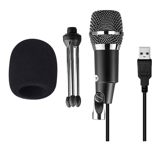Fifine Plug &Play Home Studio USB Condenser Microphone for Skype, Recordings - Open Box