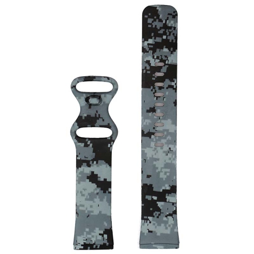 StrapsCo Pattern Print Silicone Rubber Watch Band Strap for Fitbit