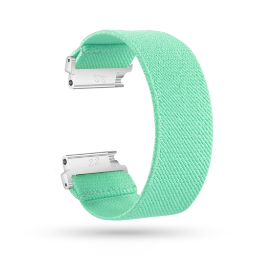 STRAPSCO  Nylon Elastic Watch Band Strap for Fitbit Versa & Versa 2 & Versa Lite - In Mint