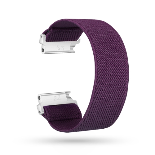 STRAPSCO  Nylon Elastic Watch Band Strap for Fitbit Versa & Versa 2 & Versa Lite - Graphite In Multicolor