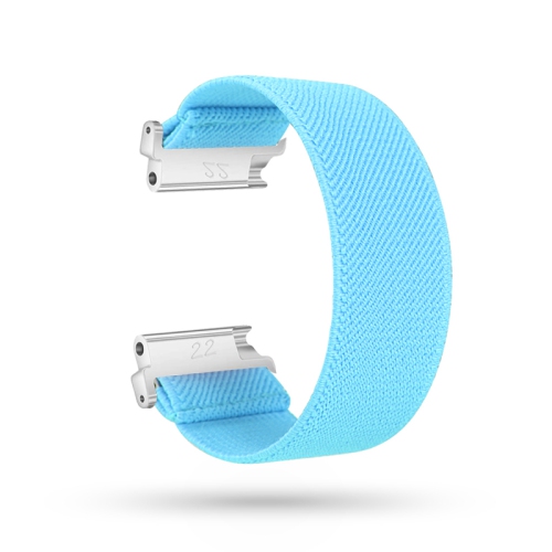 STRAPSCO  Nylon Elastic Watch Band Strap for Fitbit Versa & Versa 2 & Versa Lite - In Sky Blue