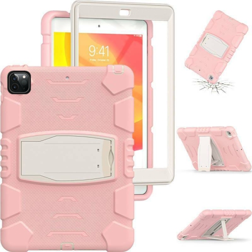 [CSmart] Étui robuste antichoc robuste et robuste avec béquille pour iPad Air 4 5 4th 5th génération, rose doré