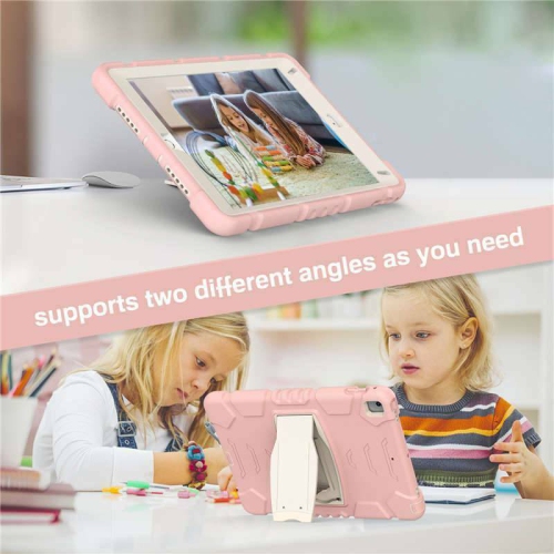 [CSmart] Étui robuste antichoc robuste et robuste avec béquille pour iPad Air 4 5 4th 5th génération, rose doré