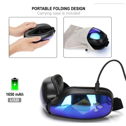 VGI Deluxe Intelligent Air Pressure Eye Massager-Blue