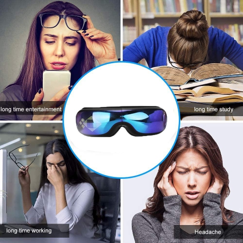 VGI Deluxe Intelligent Air Pressure Eye Massager-Blue