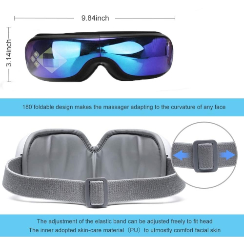 VGI Deluxe Intelligent Air Pressure Eye Massager-Blue