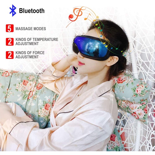 VGI Deluxe Intelligent Air Pressure Eye Massager-Blue